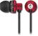 Front Standard. Skullcandy - Titan Stereo Earbud Headphones - Black/Red.