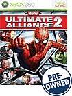 Front Detail. Marvel: Ultimate Alliance 2 — PRE-OWNED - Xbox 360.