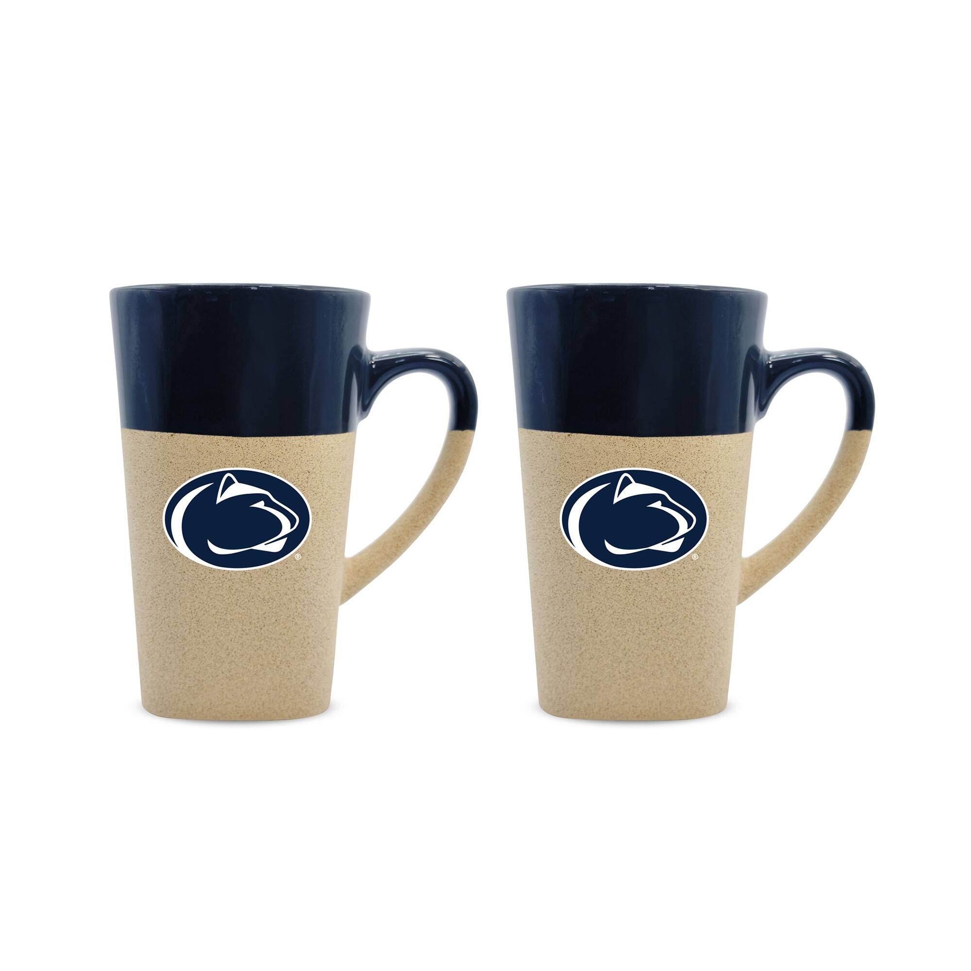 The Fanatic Group - Penn State Nittany Lions 16oz. Two-Pack Ceramic Mug Set - Navy