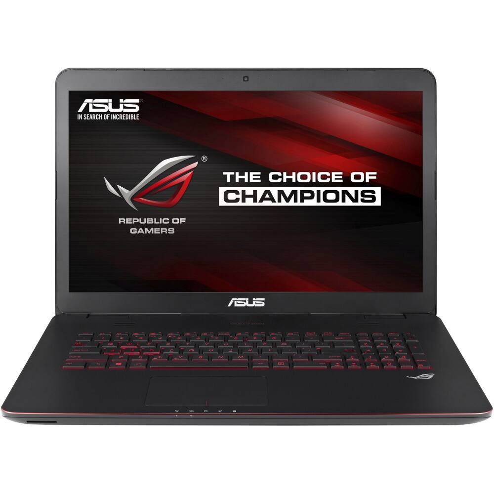 Front. ASUS - 17.3" Laptop - Intel Core i7 - 12GB Memory - 1TB Hard Drive - Black.