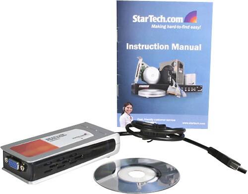 Front Standard. Startech - USB VGA External Multiview Adapter.