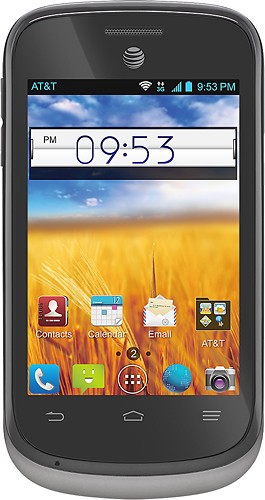  AT&amp;T GoPhone - ZTE Avail 2 3G No-Contract Cell Phone - Black