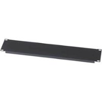 Sanus - Component Series 1U Steel Flanged Blanking Panel - Black - Front_Zoom