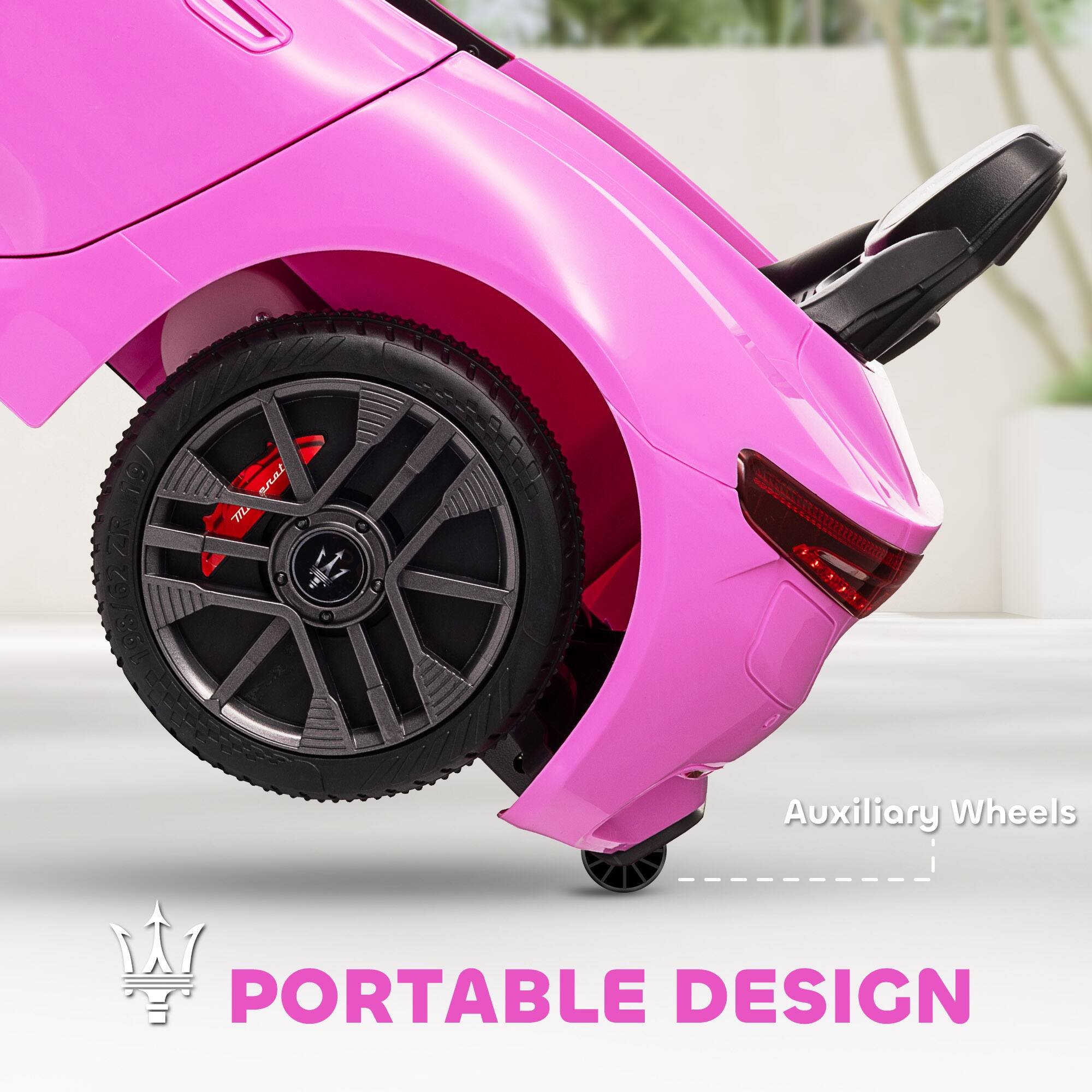 Auxiliary Wheels  
PORTABLE DESIGN