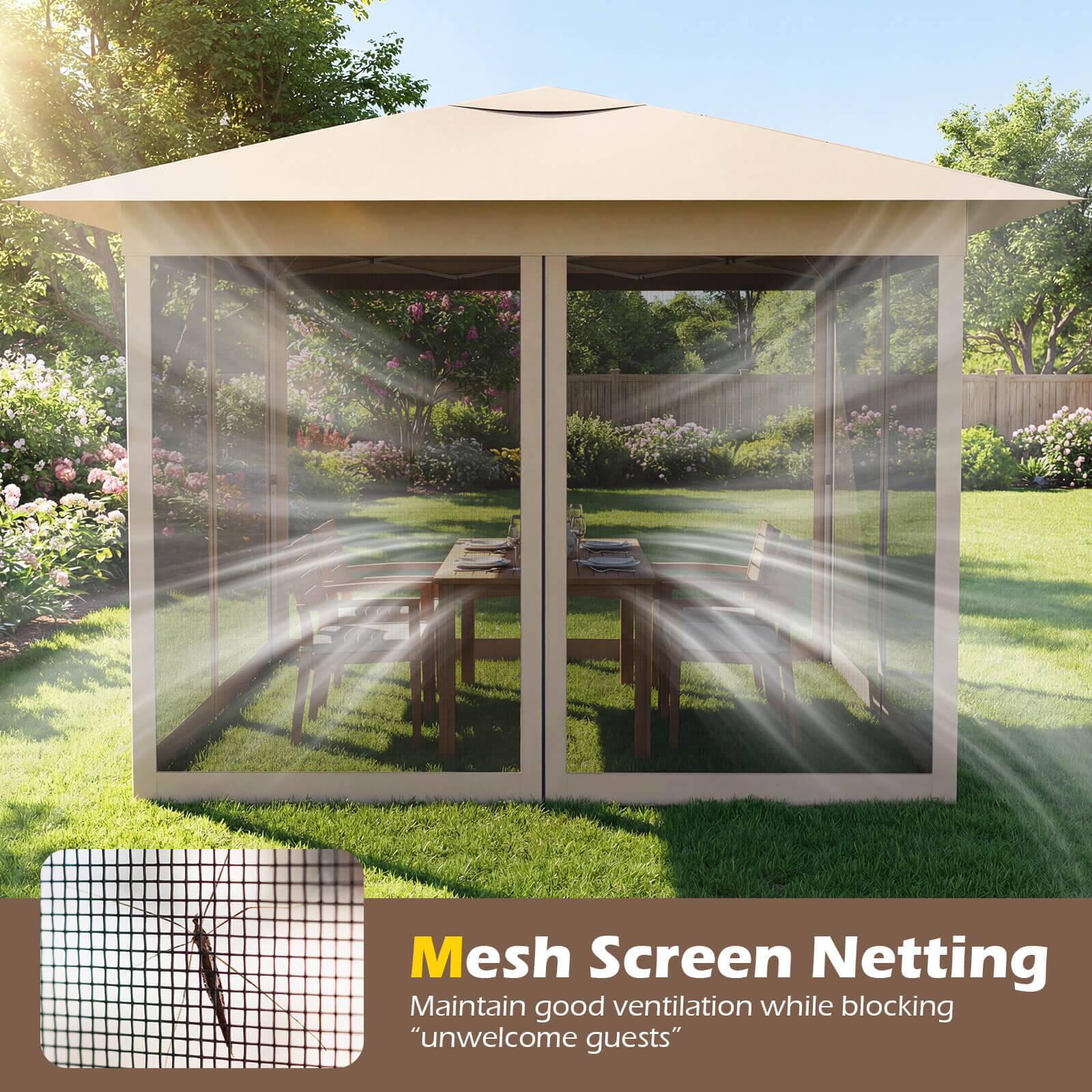 Mesh Screen Netting  
Maintain good ventilation while blocking "unwelcome guests"