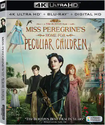 Front. Miss Peregrine's Home for Peculiar Children - 4K Blu-Ray.
