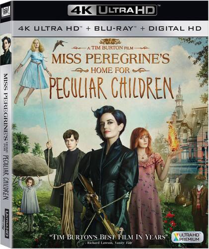 Front. Miss Peregrine's Home for Peculiar Children   - 4K Blu-Ray.