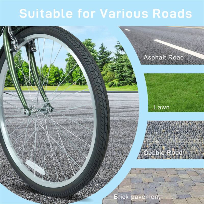 Suitable for Various Roads

- Asphalt Road
- Lawn
- Cobble Road
- Brick pavement