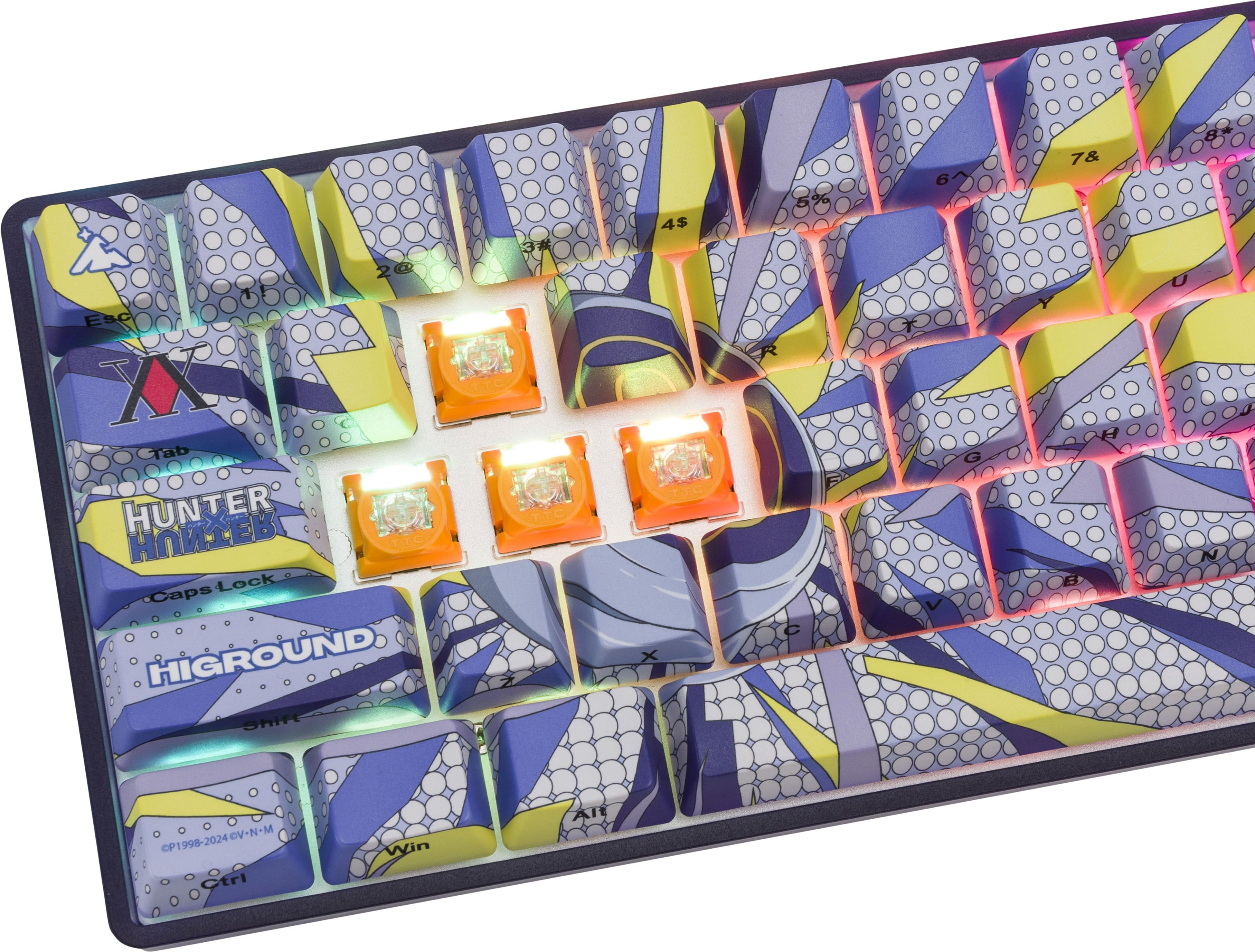 The text on the image reads: "Hunter TIC Lock Caps Highground 2024 tri Win Alt."