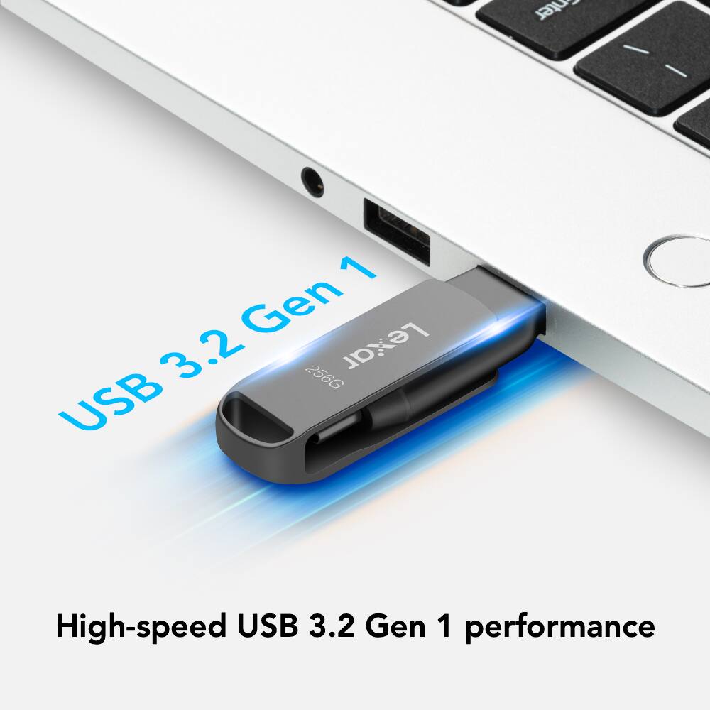 Lexar 3.2 256G USB  
High-speed USB 3.2 Gen 1 performance