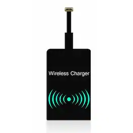 Home Collection - QI Wireless Charging Adapter Receiver – Fast Charger Module for Samsung & Android Phones with Micro USB Type-B Port