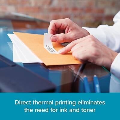 Direct thermal printing eliminates the need for ink and toner.