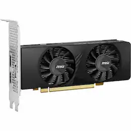 MSI - NVIDIA GeForce RTX 3050 Graphic Card - 6 GB GDDR6 - Low-profile - 7680 x 4320 - 1.49 GHz Boost Clock - 96 bit Bus