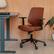Front. Branch Furniture - Daily Chair – Office Chair with Swivel, Lumbar Support, Adjustable Arms, Sustainable & Comfortable Seating - Mahogany Vegan Leather.
