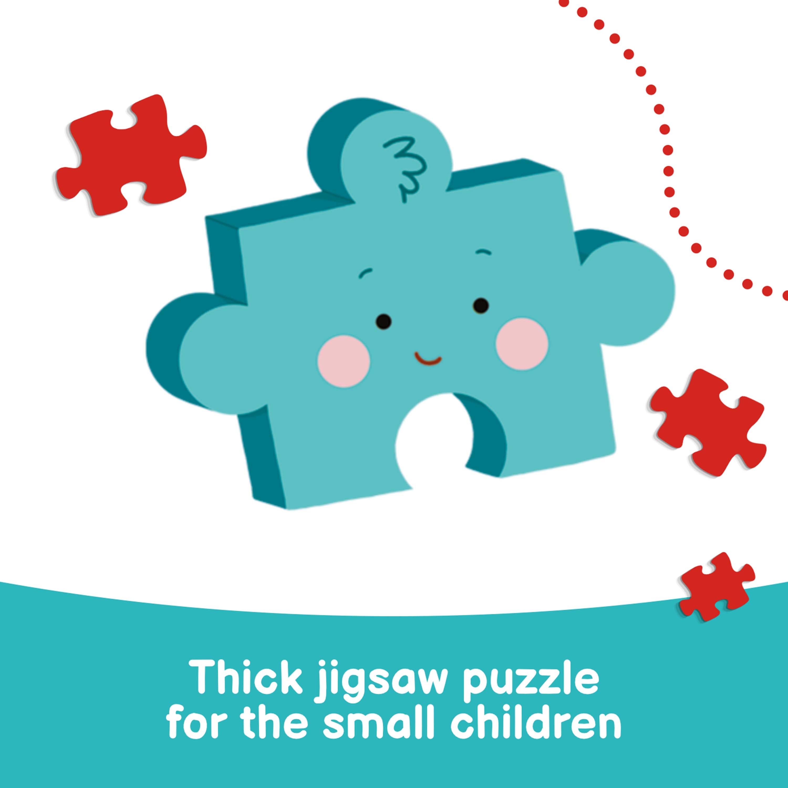 Thick jigsaw puzzle for the small children