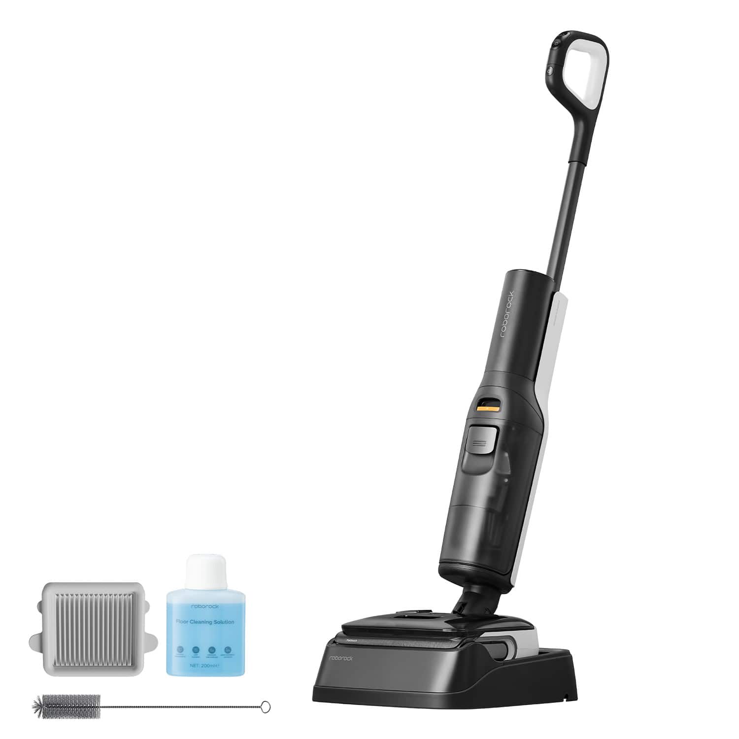 Roborock - F25 Wet and Dry Vacuum Cleaner, Edge-to-Edge Cleaning, 20000Pa Suction Power, FlatReach, Voice Alert