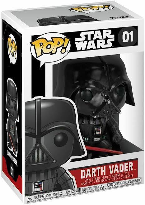POP! Funko  
STAR WARS 01  
DARTH VADER  
VINYL BOBBLE-HEAD / FIGURINE OSCILLANTE / FIGURA CON CABEZA ATRAGANTAMENTO / BRANLATE  
WARNING: CHOKING HAZARD, Small parts. Not for children under 3 years.