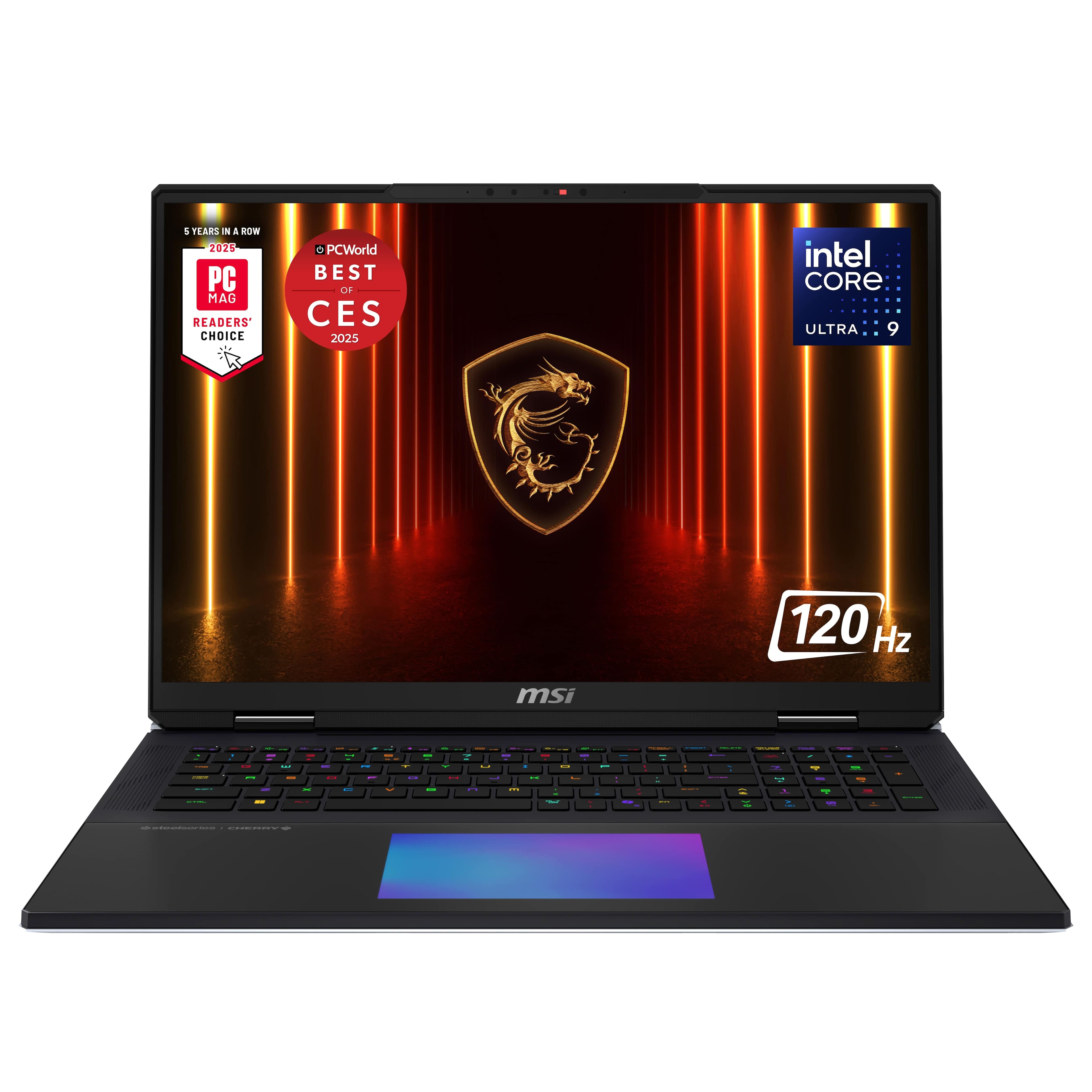 MSI - TITAN 18 HX AI 18" 120Hz UHD+ Mini LED Gaming Laptop - Intel Ultra 9-285HX - GeForce RTX 5080 - 64GB Memory - 4TBSSD - Core Black