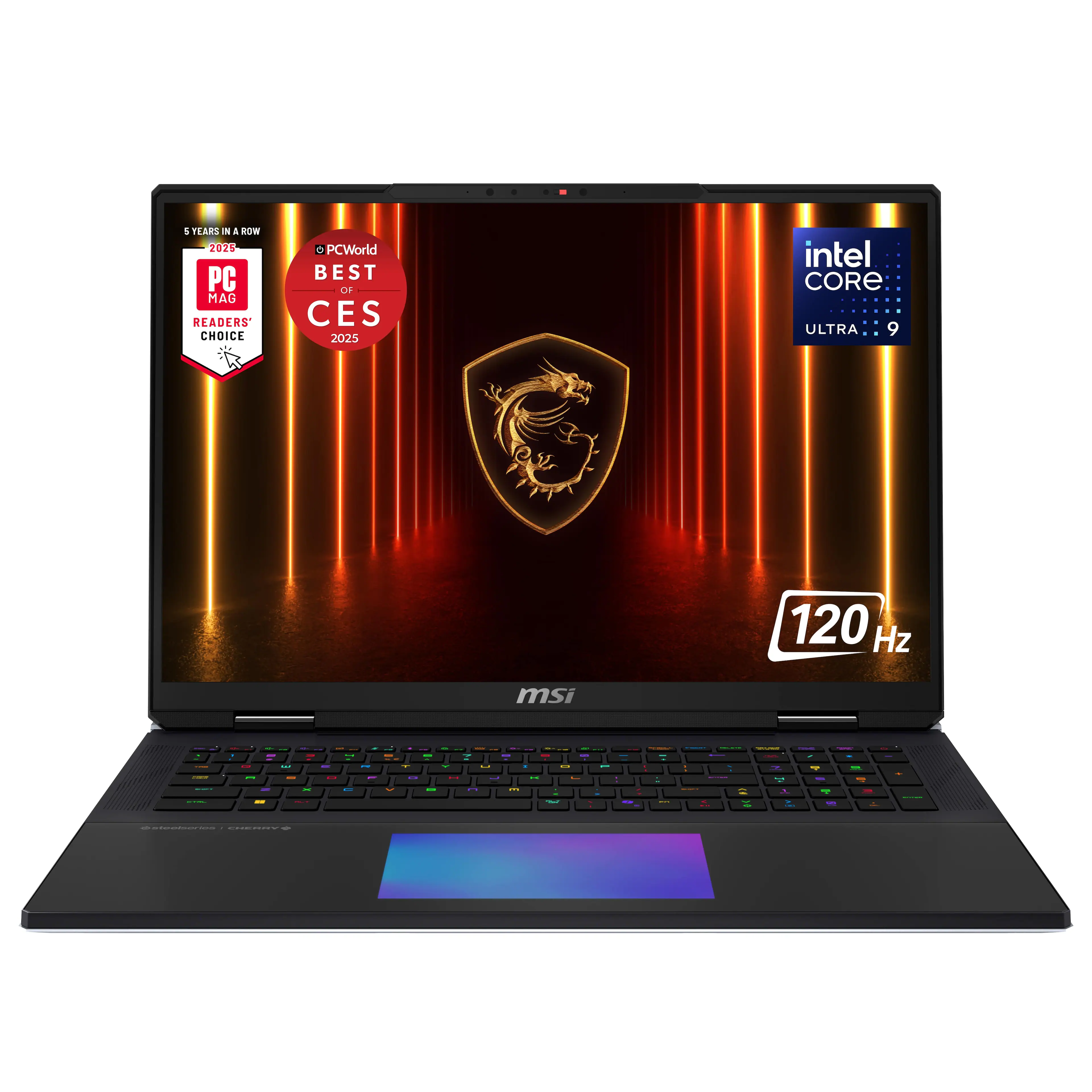 MSI - TITAN 18 HX AI 18" 120Hz UHD+ Mini LED Gaming Laptop - Intel Ultra 9-285HX - GeForce RTX 5080 - 64GB Memory - 4TBSSD - Core Black