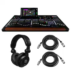Front. Behringer - Behringer WING 48-Channel 28-Bus Full Stereo Digital Mixing Console with 24-Fader Control Surface, Bundle with TAPH100.