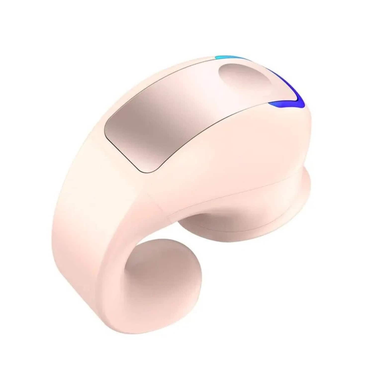 Stock Preferred - Single Bluetooth 5.3 Open-Ear Wireless Earbud with Clip – Sport Headset - Pink