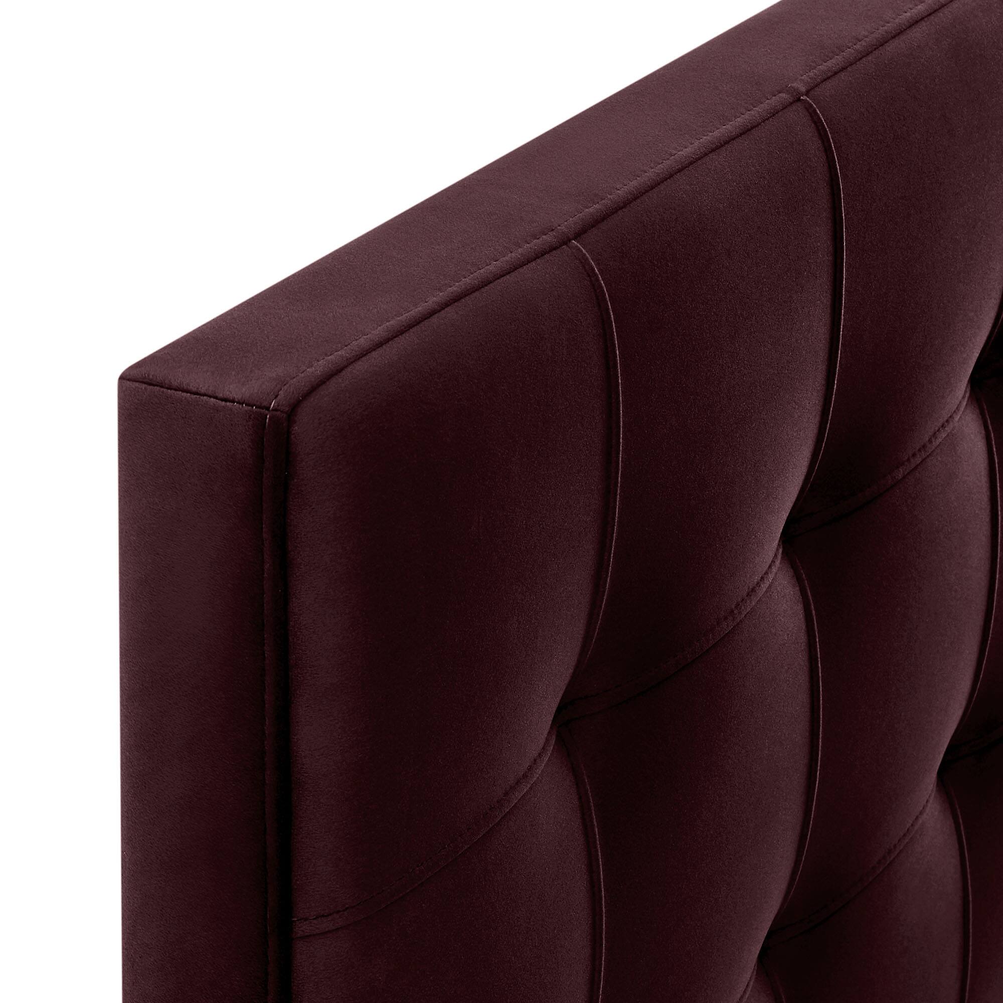 Alt View 4. Modway - Lily Biscuit Tufted Performance Velvet Headboard by Modway - Mulberry.