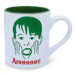 Silver Buffalo - Home Alone Kevin Face Merry Christmas Ceramic Mug | Holds 14 Ounces - Green