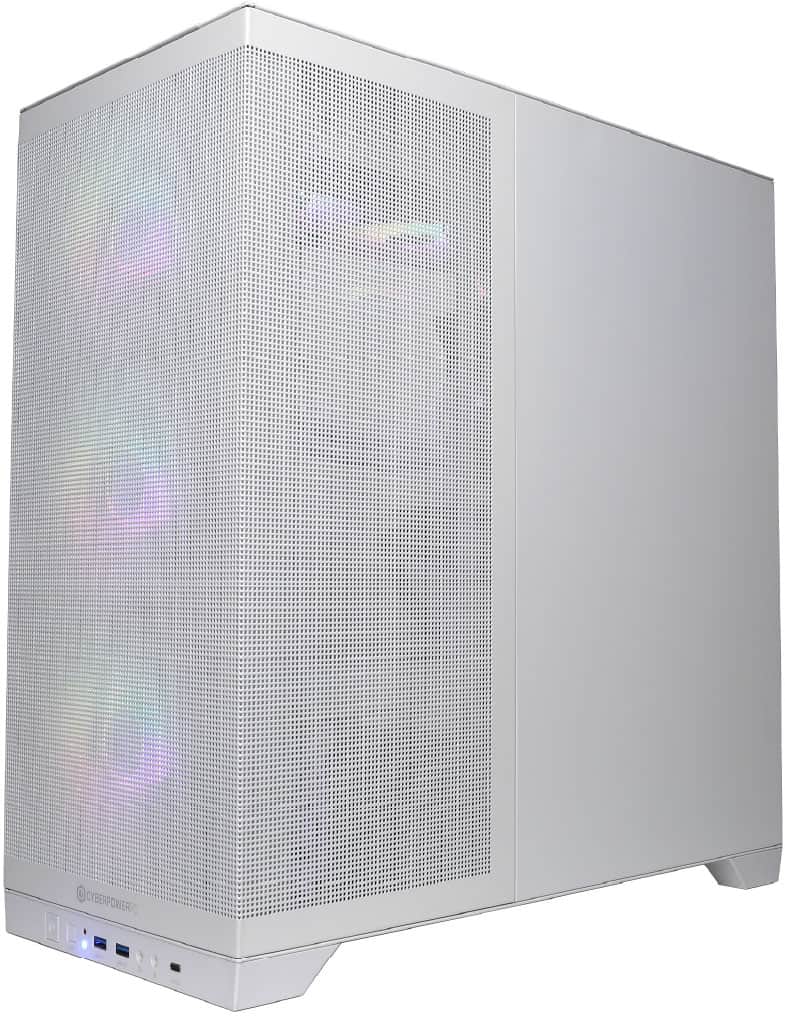 Alt View 14. CyberPowerPC - Gaming Desktop - Intel Core Ultra 9 285 - NVIDIA GeForce RTX 5070 Ti 16GB - 64GB DDR5 - 4TB PCIe 4.0 SSD - White.