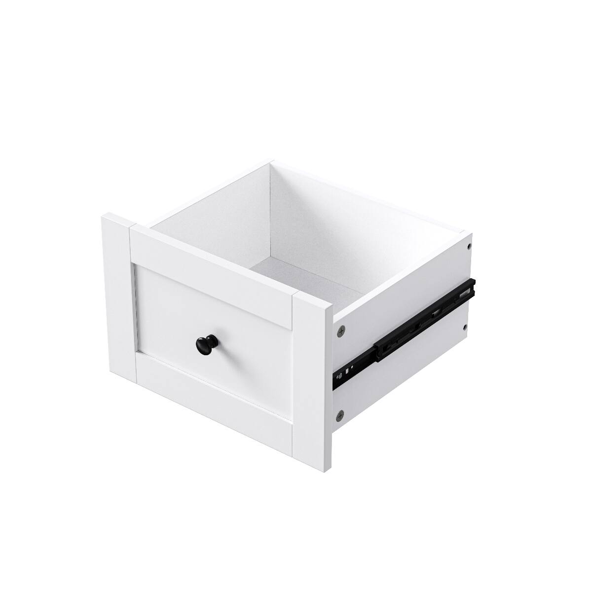 Alt View 6. Loheer - Loheer 74.8" Kitchen Island with Extendable Dining Table, White Kitchen Storage Cart with 3 Drawers & Power Outlet - White.