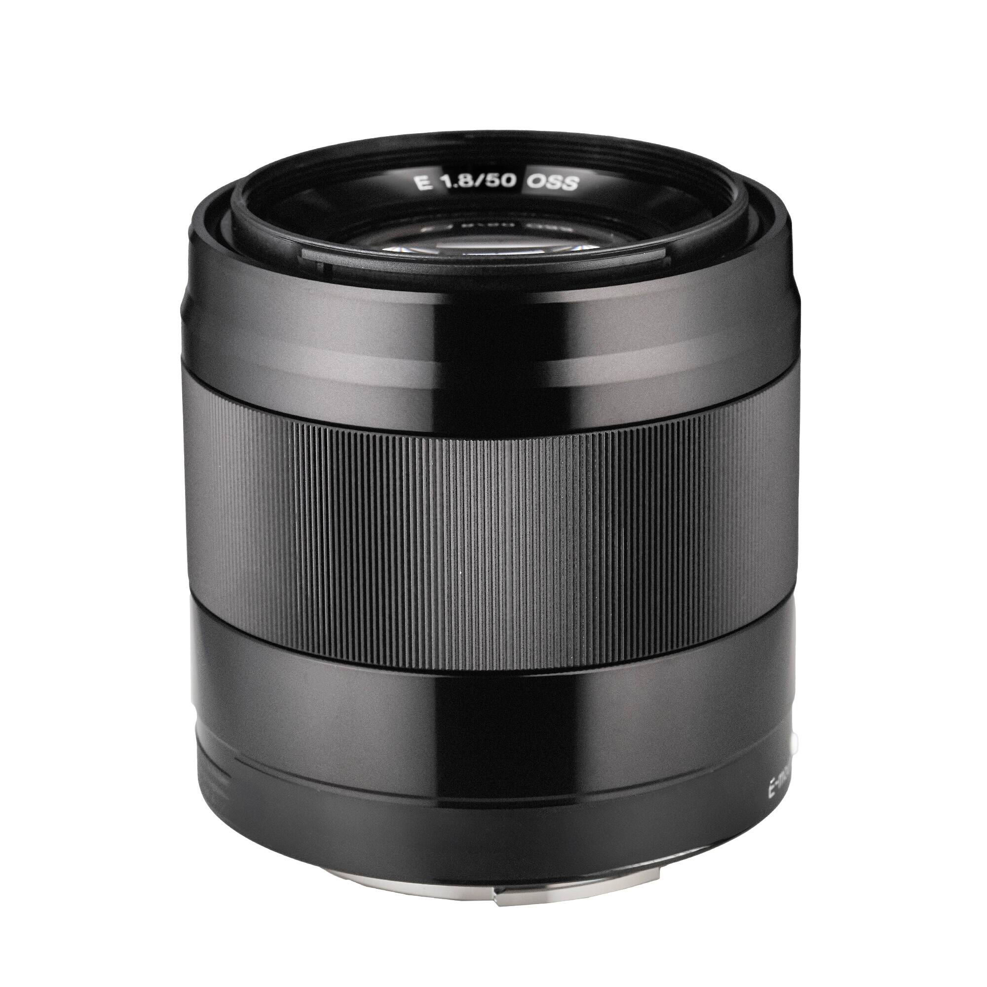 Sony E 50mm f/1.8 OSS Standard Prime Lens – Image Stabilized