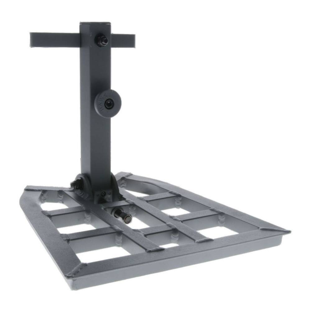 Left. Hawk - Hawk Helium Hammock Apex Platform with Tree Digger Teeth and Silent Attachment - Black.