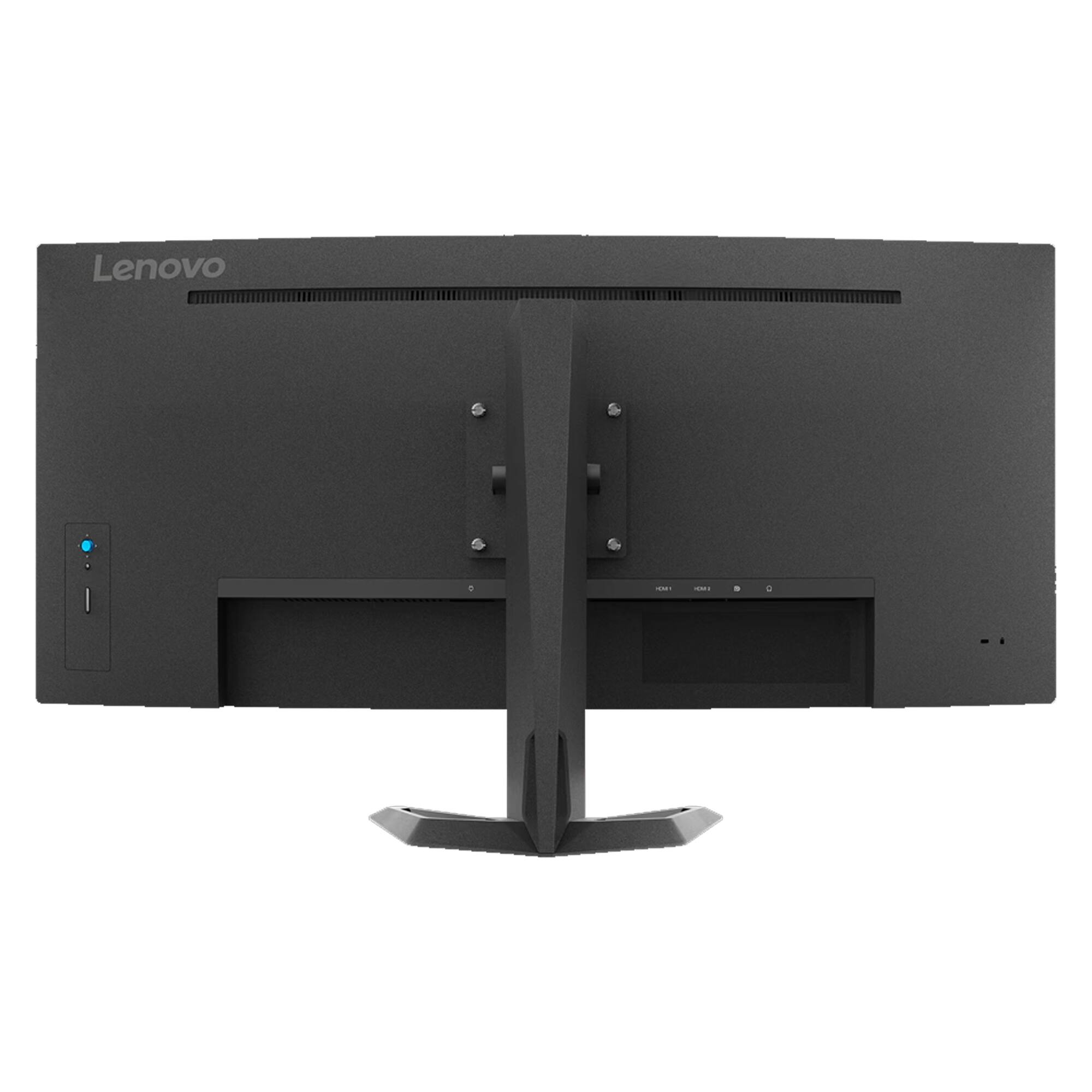 Left. Lenovo - Lenovo G34W-30 34" Monitors 2HDMI 0VGA 0USB 350nit 165Hz VA .5 ms - Black.