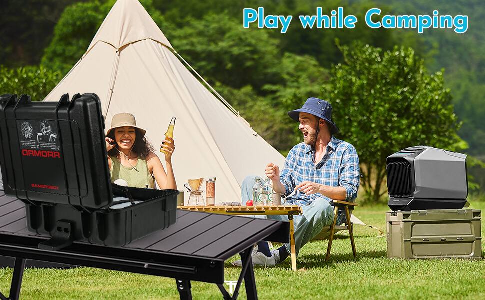 Play while Camping  
ORMORR GAMERSBOX