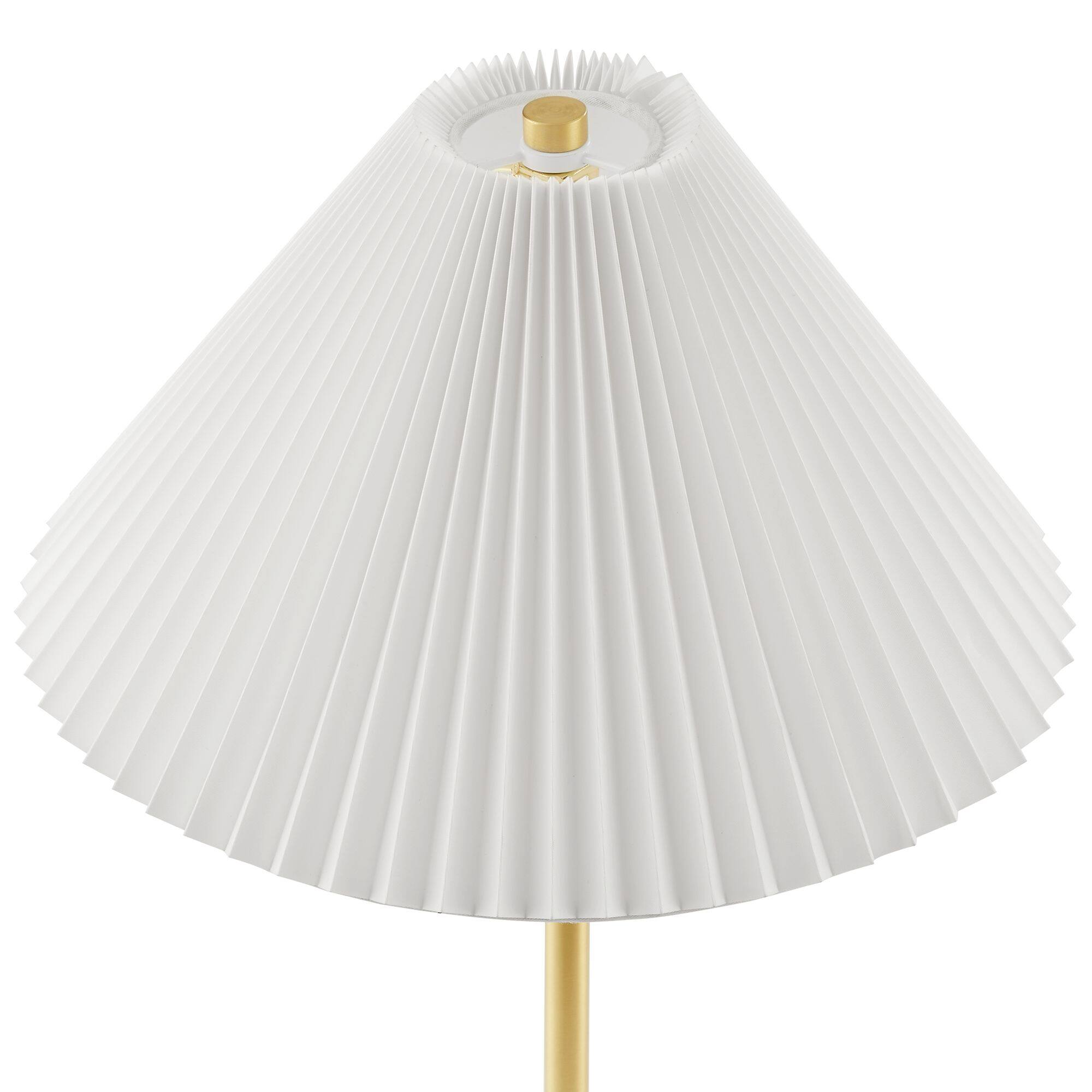 Alt View 6. Modway - Selena Metal Table Lamp by Modway - Satin Nickel.