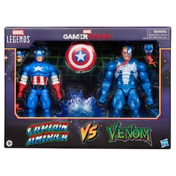 Marvel Legends Series Gamerverse Captain America vs Venom 6-Inch Action Figures
