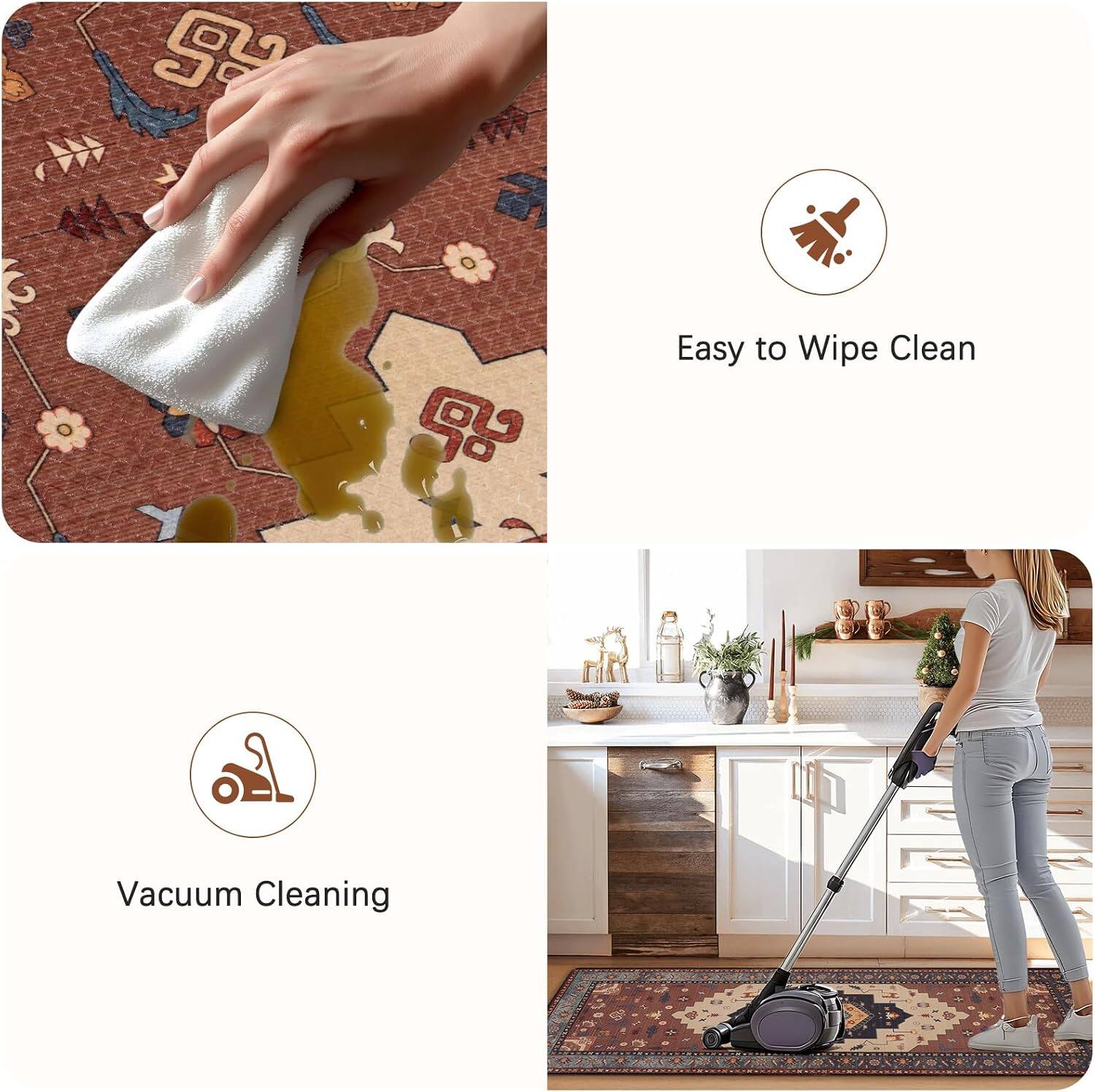 Easy to Wipe Clean

Vacuum Cleaning