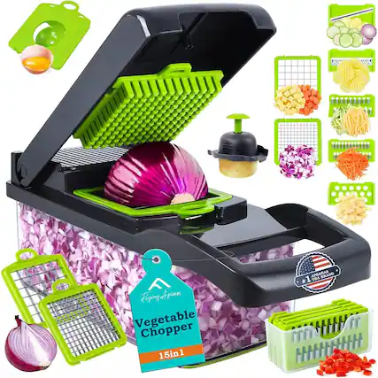 Flying Apsees Vegetable Chopper 15in1
APSARAS BRAND #1 USA