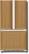 Front Standard. GE - Profile 20.9 Cu. Ft. Frost-Free French Door Refrigerator - Wood Like.
