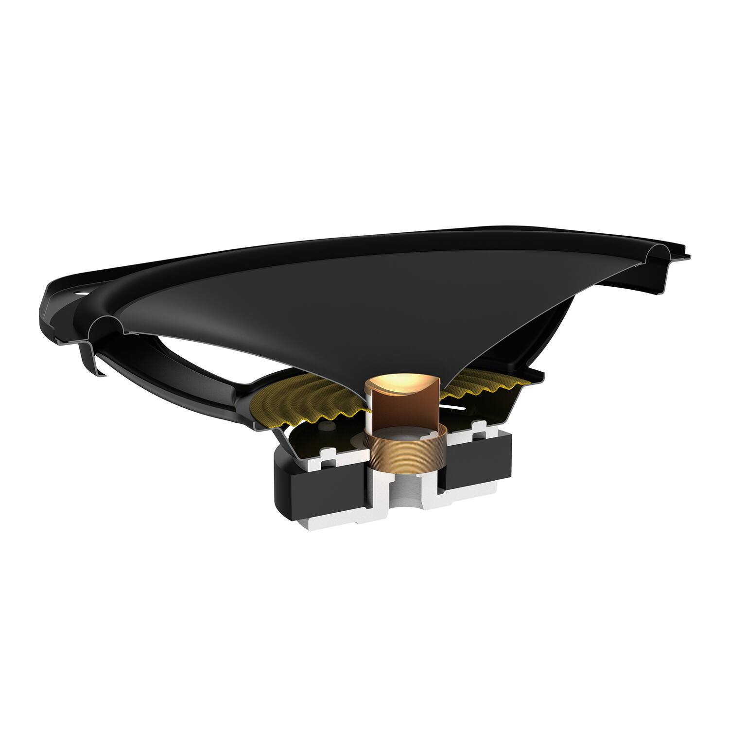 Alt View 1. Pioneer - TS-A6901C 6" x 9" 450W 2-Way Component Speakers, Max Power, 2 Pack - Black.