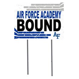 Jardine - Air Force Falcons 18" x 24" Bound Yard Sign - White