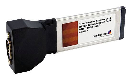 Best Buy: StarTech Serial ExpressCard Adapter Black EC1S952