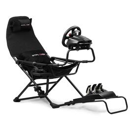 GTPlayer - Sim Racing Cockpit Foldable & Adjustable for High Performance Sim Racing - Black