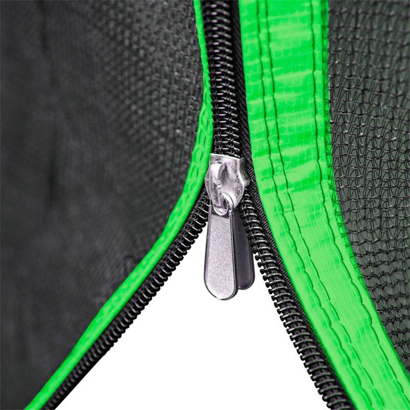 Alt View 4. HTUTWOO - Trampoline 16FT with Basketball Hoop, Ladder and Enclosure Net, Jumping Mat, Spring Cover Padding for Adults & Kids - Green.