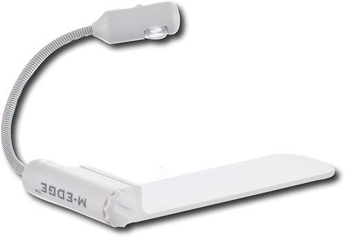 Angle Standard. M-Edge Accessories - e-Luminator2 Book Light - White.
