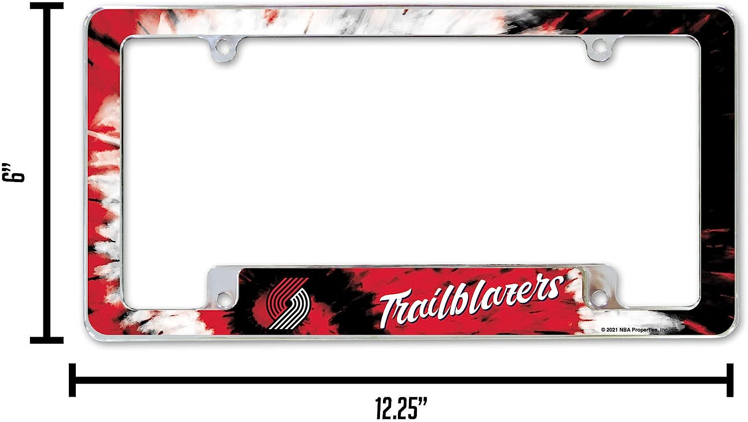 6" | Trailblazers 2021 NBA Properties, Inc. 12.25"