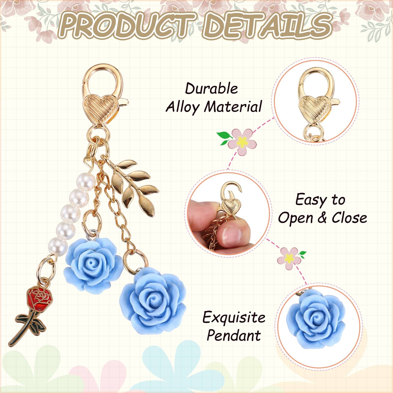 PRODUCT DETAILS

- Durable Alloy Material
- Easy to Open & Close
- Exquisite Pendant