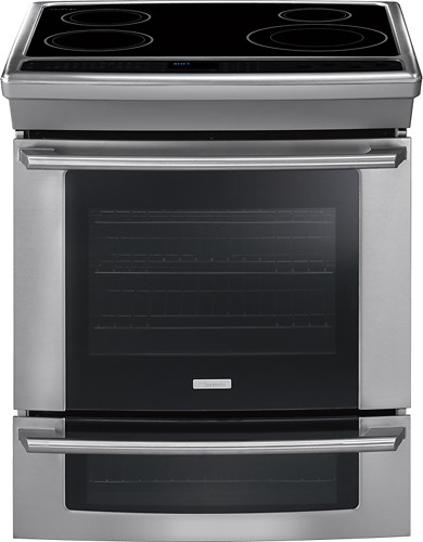  Electrolux - 30&quot; Induction Self-Cleaning Slide-In Double Oven Electric Convection Range - Stainless-Steel