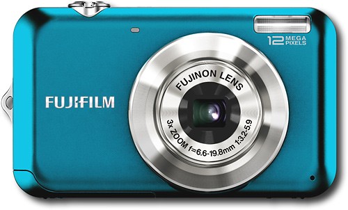 Valkuilen zelf Vanaf daar Best Buy: FUJIFILM FinePix 12.2-Megapixel Digital Camera JV100 Blue