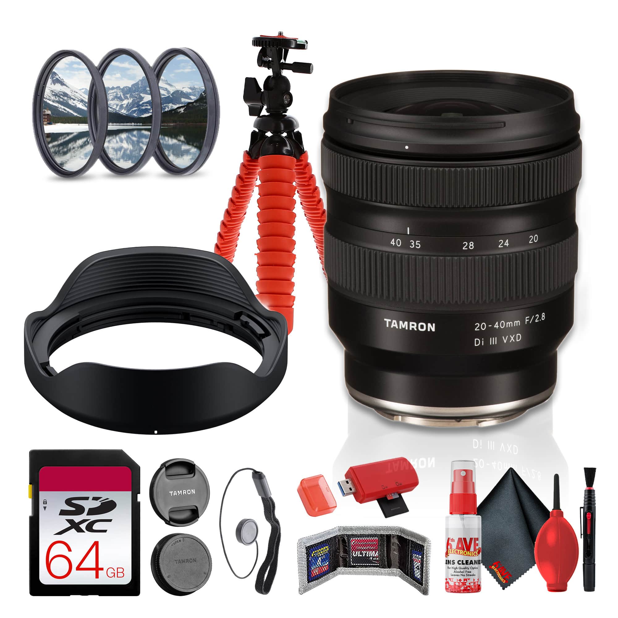 Tamron 17 28mm f/2.8 DI III RXD Zoom Lens for Sony E Mount Black