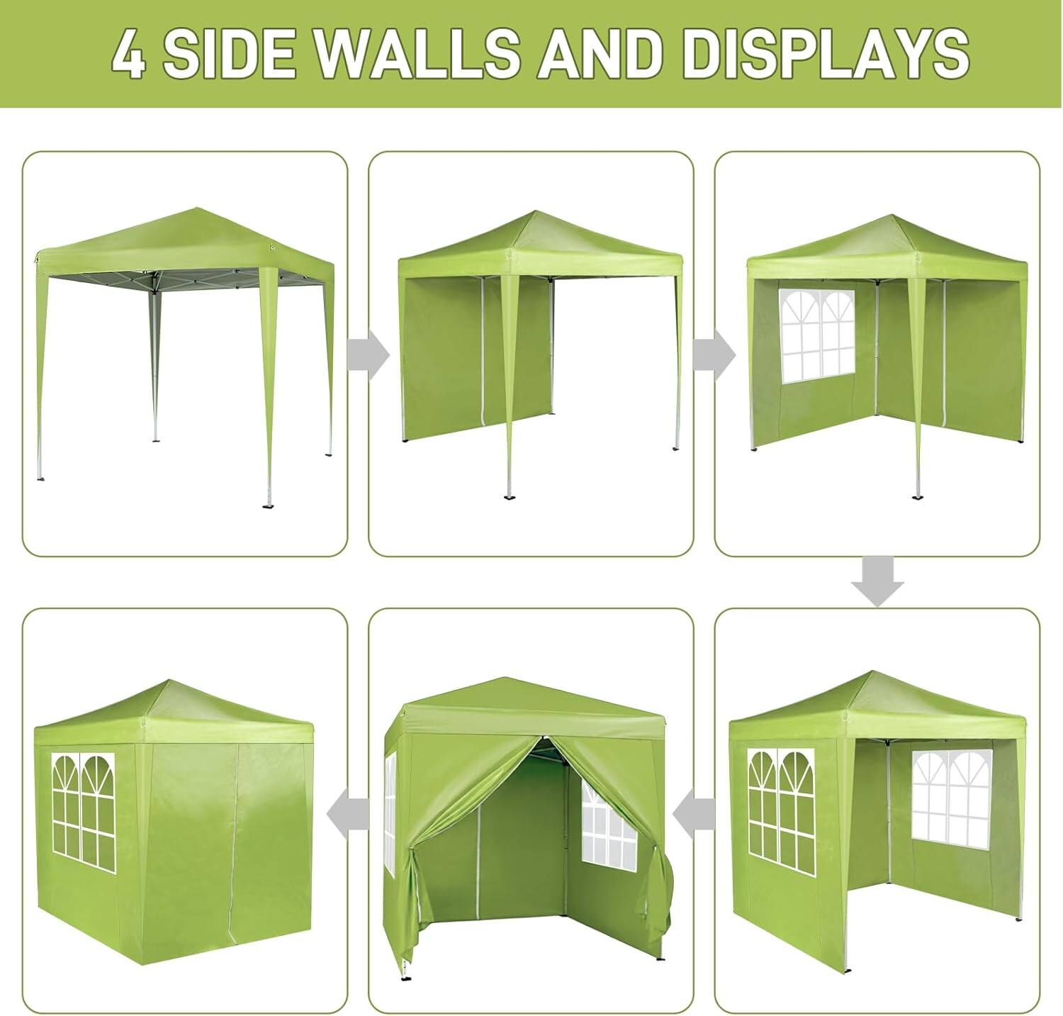 4 SIDE WALLS AND DISPLAYS